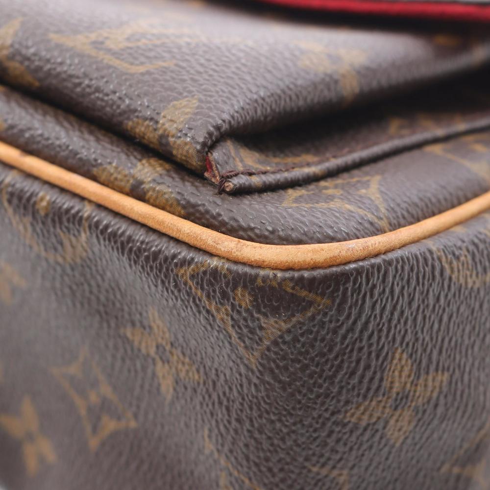 Louis Vuitton Shoulder Brown Bag Monogram Viva Cite Leather - Picture 6 of 8